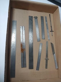 Starrett, Brown & Sharpe, and more Machinist Rulers