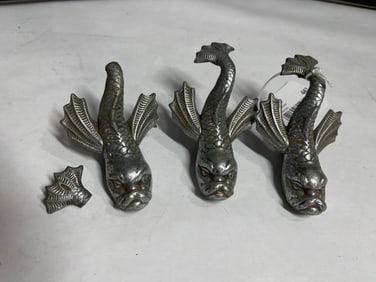 Koi Fish 19th Century Furniture Feet