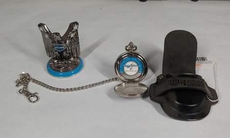 Harley Davidson Road King Watch & Stand