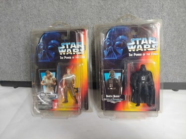 Star Wars Luke Skywalker and Darth Vader