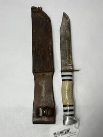 Horn Handle Fixed Blade Knife