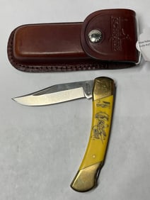 Schrade Uncle Henry Scrimshaw Folding Knife