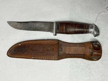 Fixed Blade Wood handled Knife