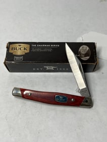 THE CHAIRMAN SERIES BUCK POCKET KNIFE NOS