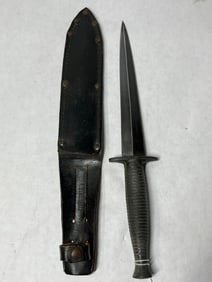 Original British WWII 3rd Pattern Fairbairn-Sykes Commando Dagger Fighting Knife with Alloy Handle