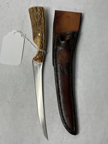 Hand Crafted Horn Filet Knife