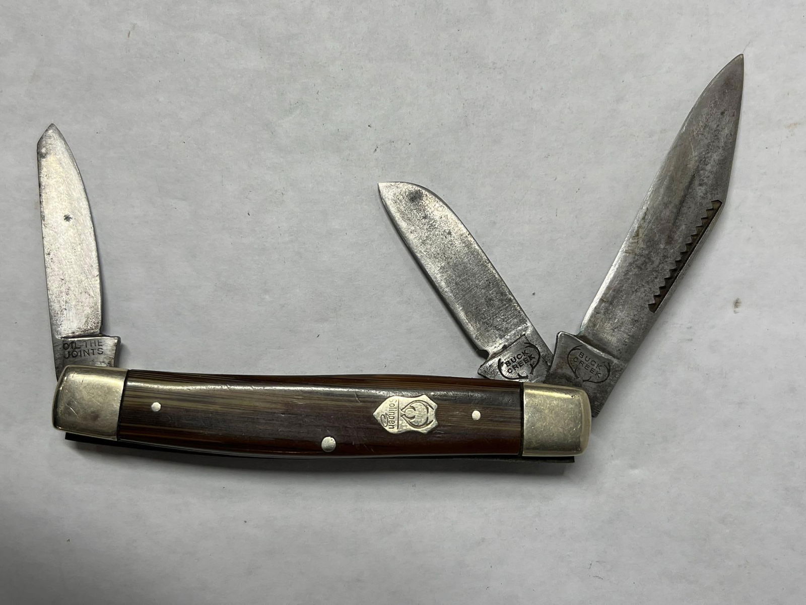 BUCK CREEK SOLINGEN POCKET KNIFE (1 of 6)
