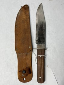 ORIGINAL BOWIE SABRE FIXED BLADE KNIFE W/ SHEATH