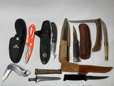 Daggers, Folding Knives, and Skinners