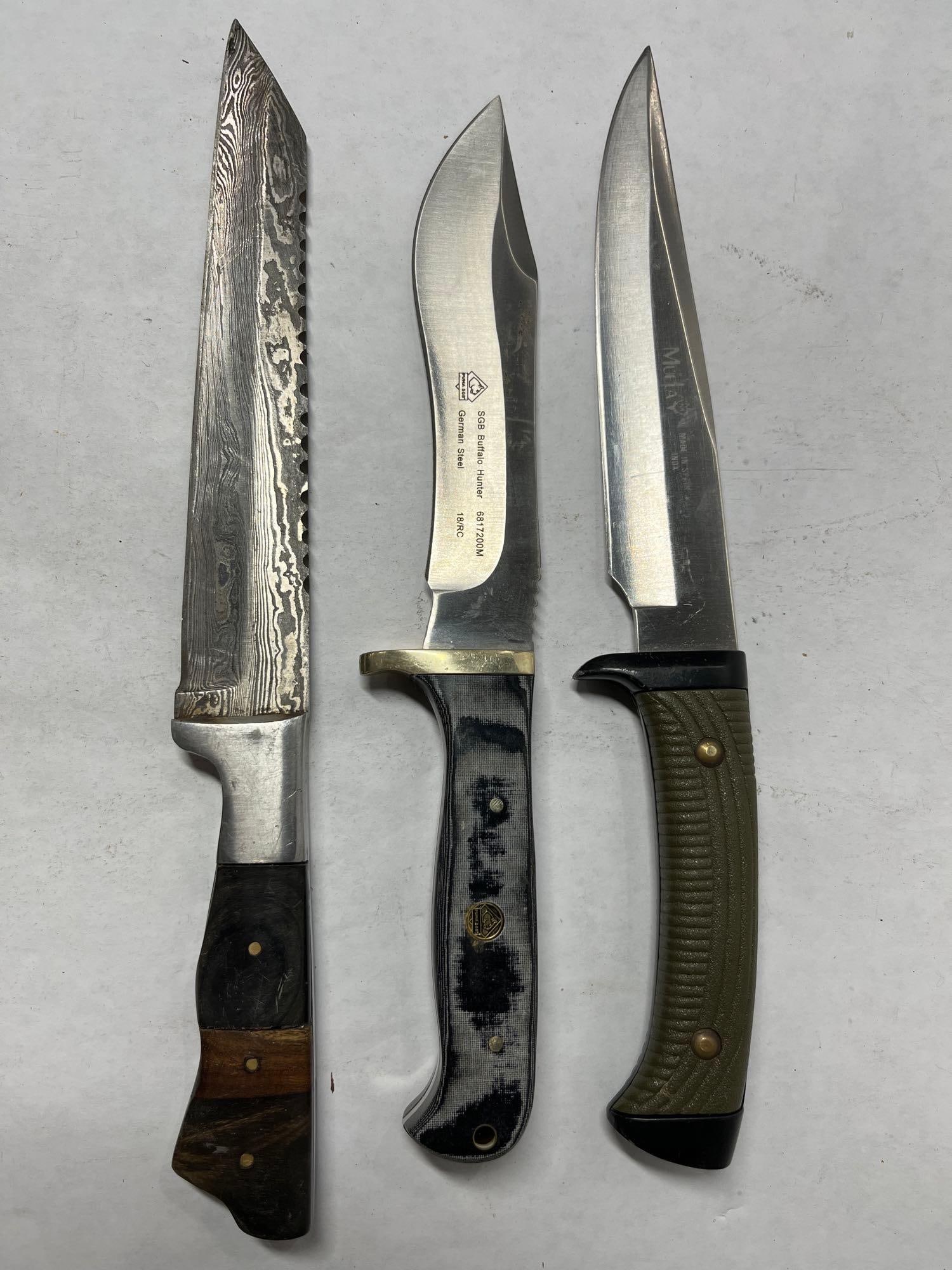 3 Fixed Blade Knives (1 of 9)