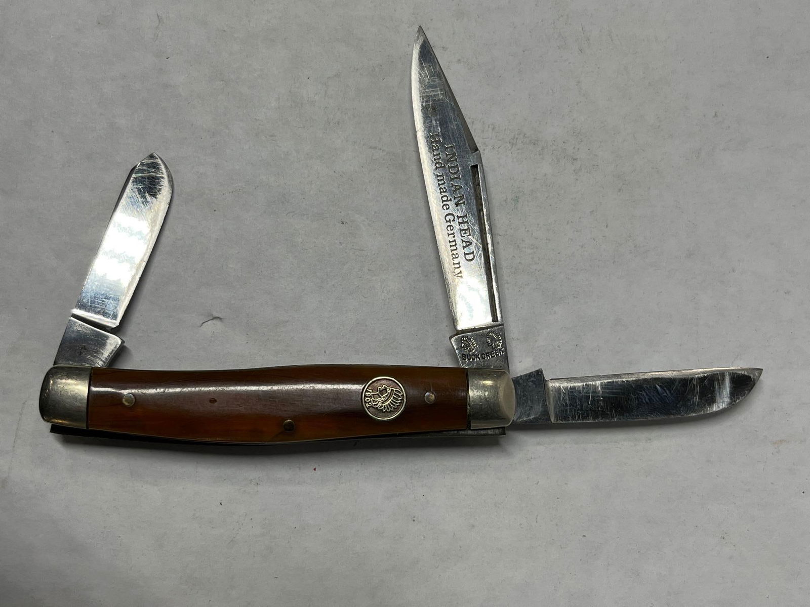 INDIAN HEAD BUCK CREEK GERMAN POCKET KNIFE (1 of 6)