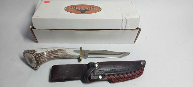 Silver Stag Hand Crafted Field Knife