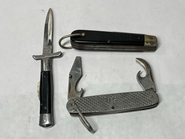 Camillus, US, and Dagger Pocket Knifes