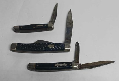 Sabre, Colonial, and USA Pocket knives