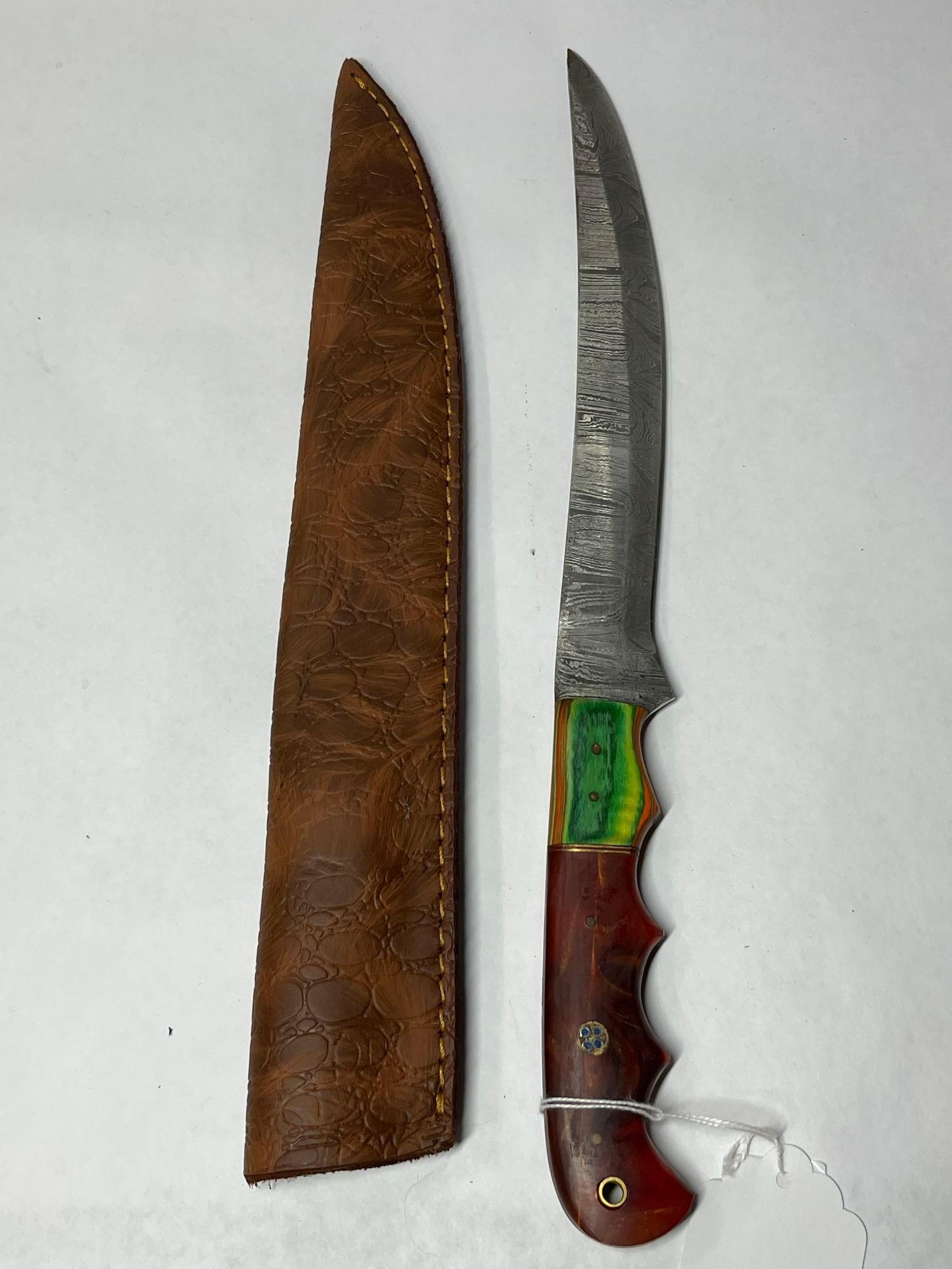 Damascus Blade Kitchen Knife (1 of 3)
