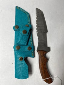Damascus Blade Bowie Knife