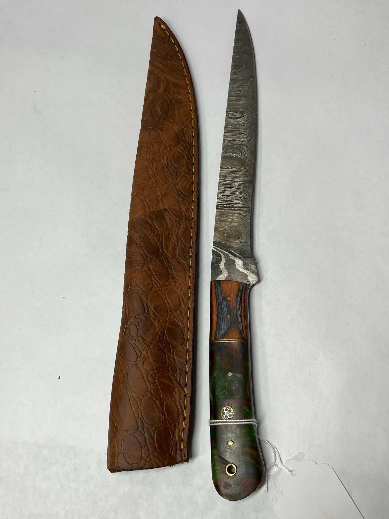 Damascus Blade Kitchen Knife (1 of 3)