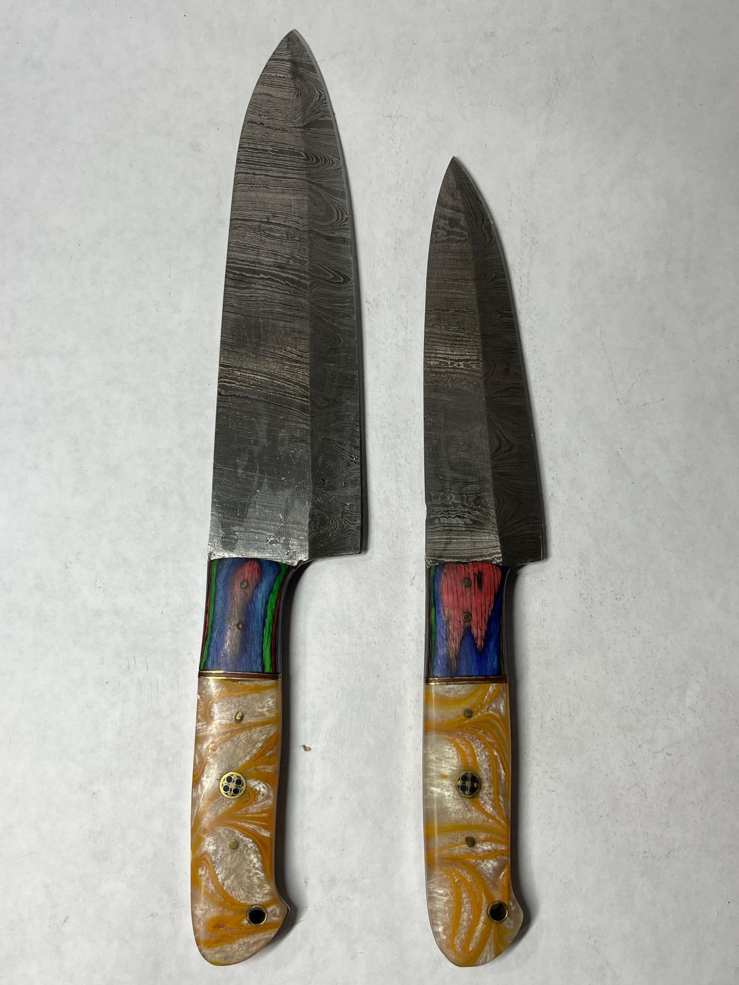 Damascus Blade Knives (1 of 2)