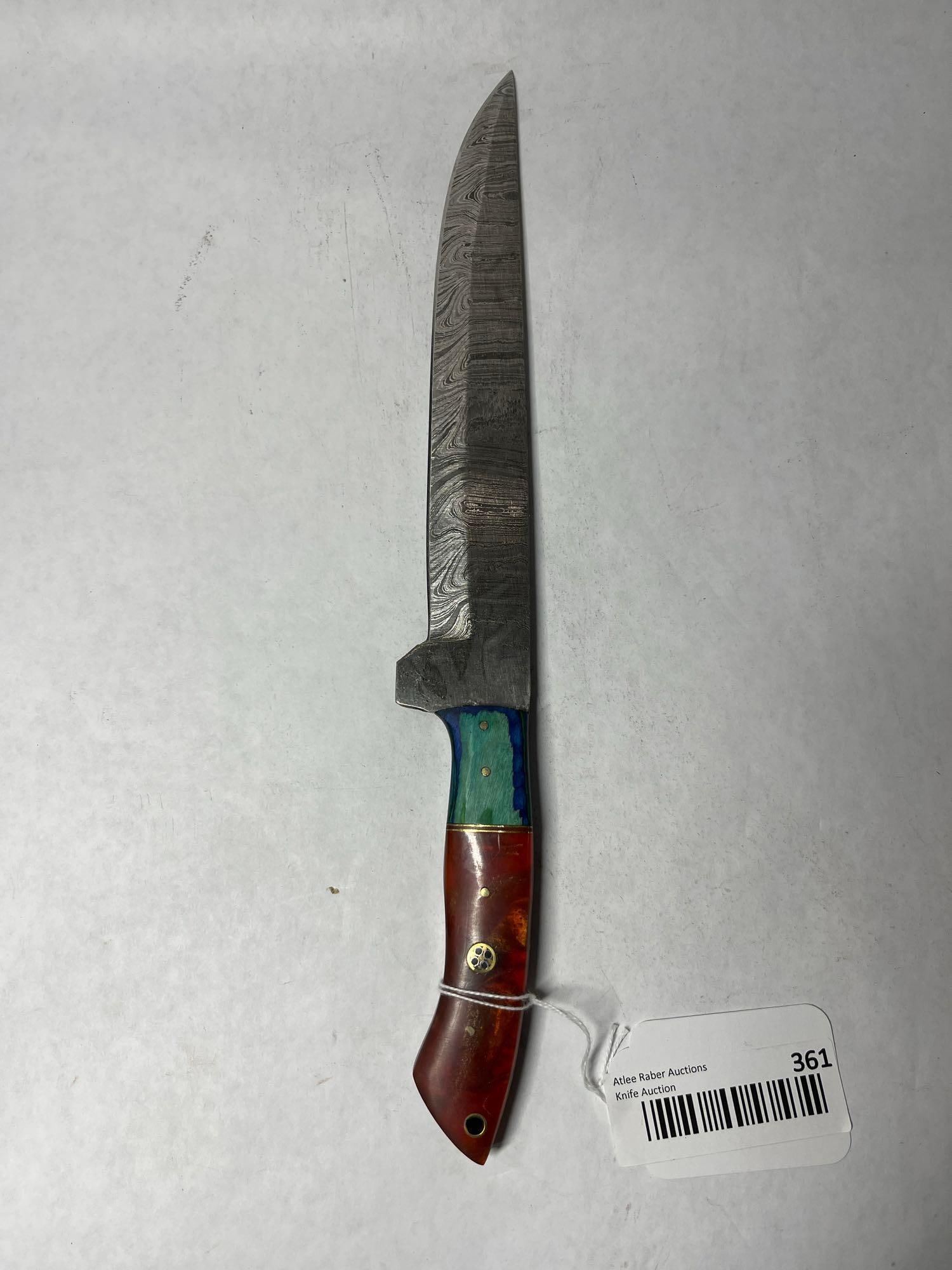 Damascus Blade Kitchen Knife (1 of 3)