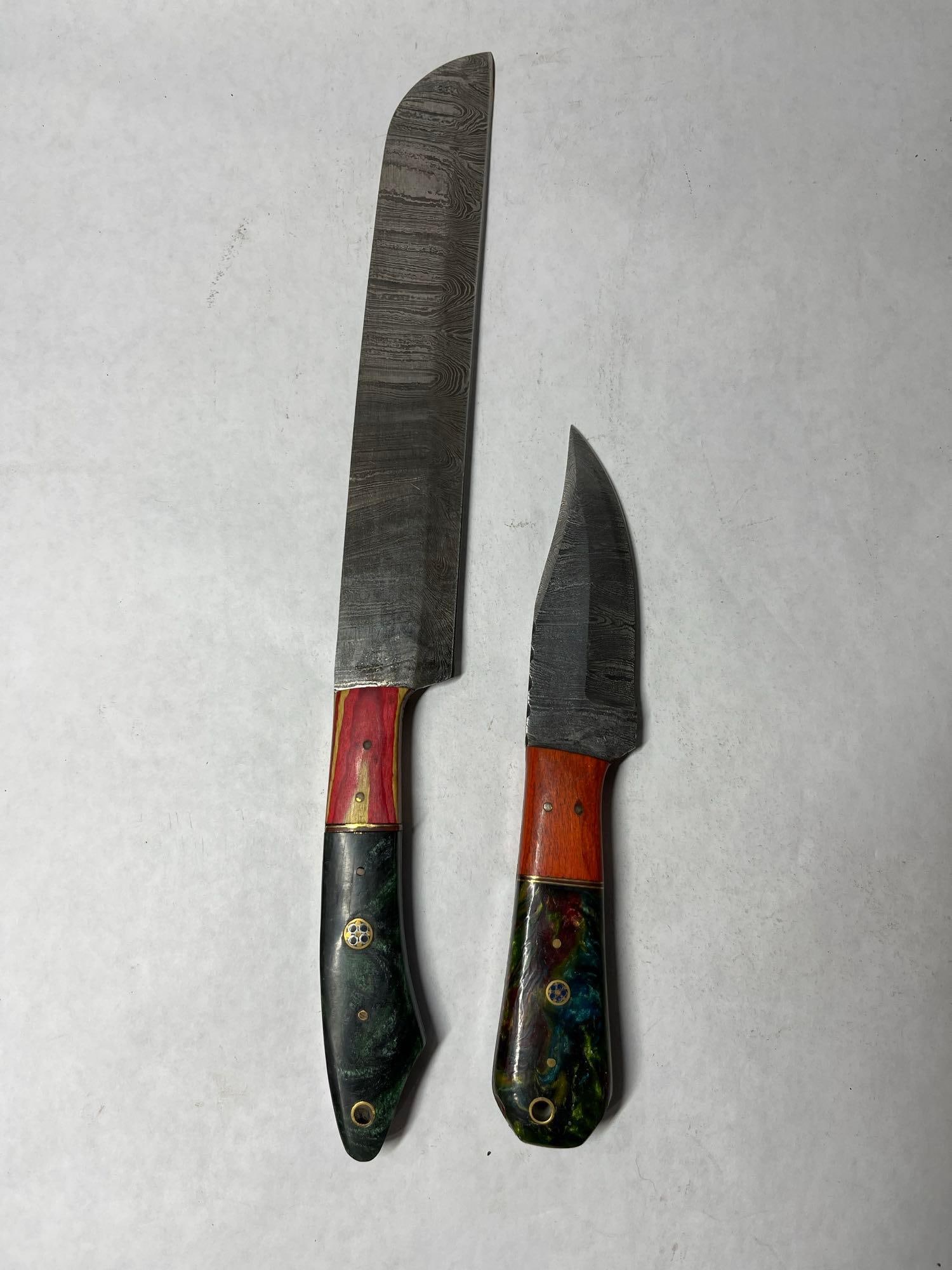 Damascus Blade Knives (1 of 2)