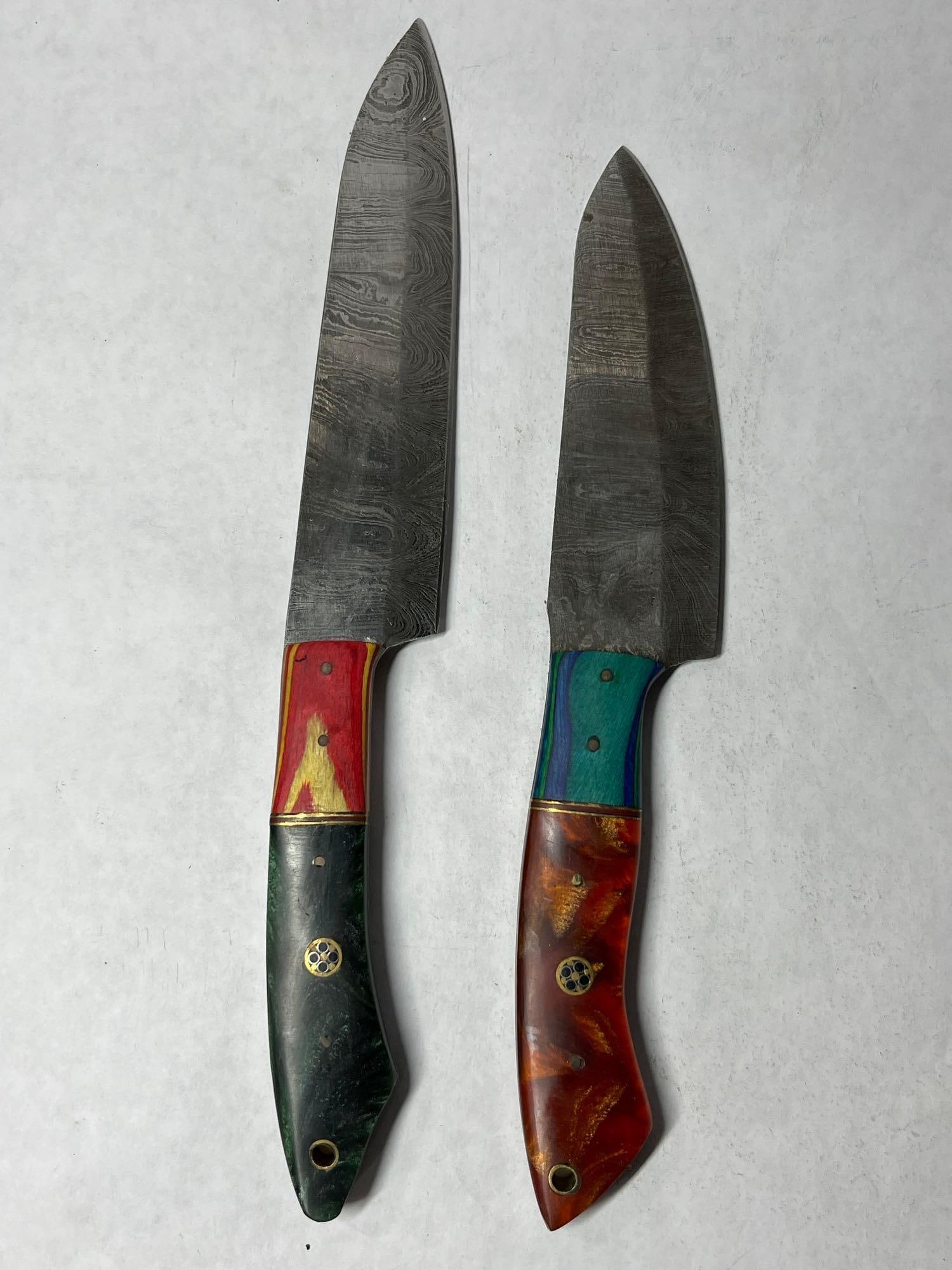 Damascus Blade Knives (1 of 2)