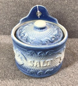 Salt Glazed Eagle & Shield Salt Box