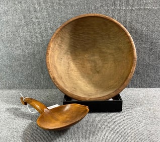 Wooden Butter bowl and Paddle