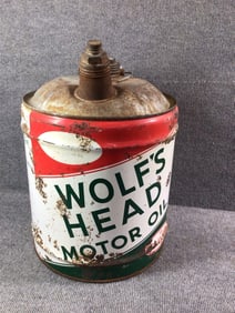 Wolfs Head Motor Oil 5 Gallon Can