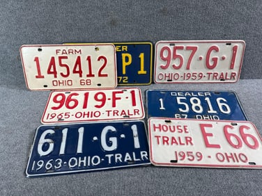 House Trailer, Farm, and Dealer License Plates