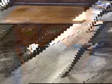 Leopold Stickley 3 Drawer Foyer Table