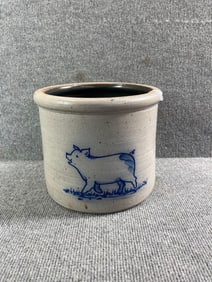 Salt Glazed Little Pig Crock
