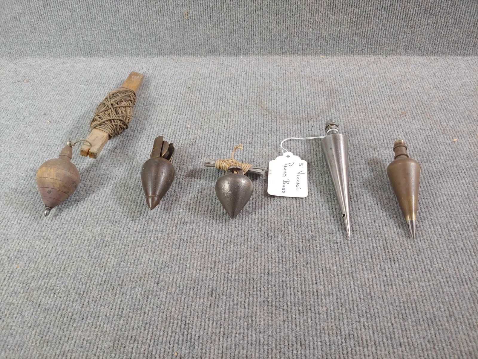5 Older Plumb Bobs (1 of 9)