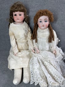 German Bisque Head Dolls