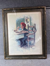 E.V. Brewer Cream of Wheat Advertising Print
