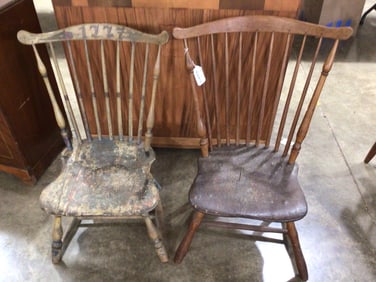 Pair of Great Farmhouse Chairs