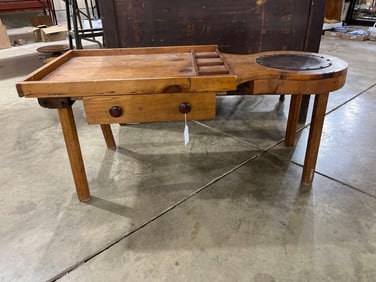 Pine Primitive Cobblers Bench