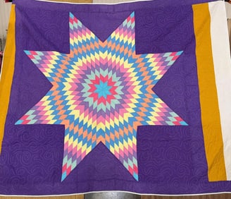 Lone Star Pattern Quilt