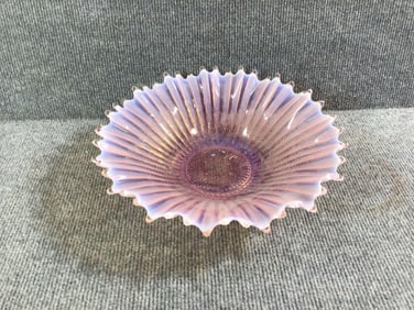 Pink Opalescent Fenton Bowl