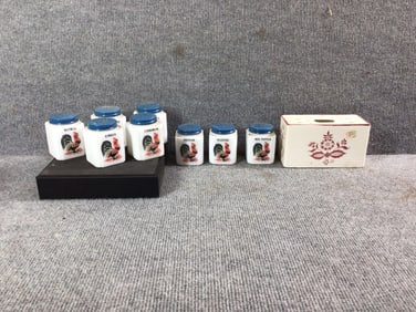 Tipp City Spice Jars & Vanity Box