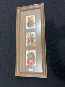 Native American Silk Paintings