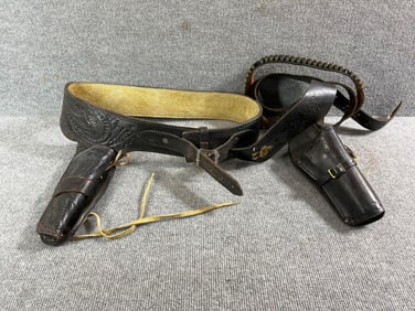 Leather Fast Draw Holsters and Ammo belts