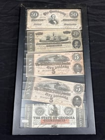 Confederate States and Georgia Paper Currency