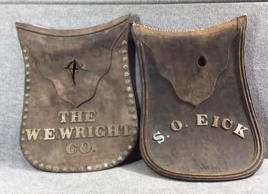 Civil War Leather Parade Saddle Advertising