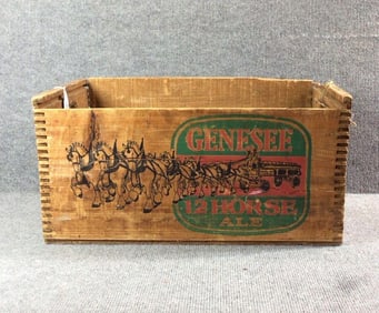 Genesee 12 Horse Ale Dovetailed Crate