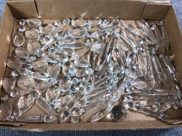 Crystal cut glass Prisms