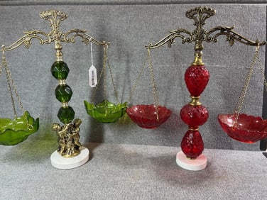 Art Glass Scale Style Hangers