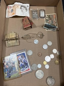 2 Oz Silver, Various Currency and Paper money