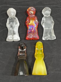 Mosser Glass Jenny & Boy FIgures