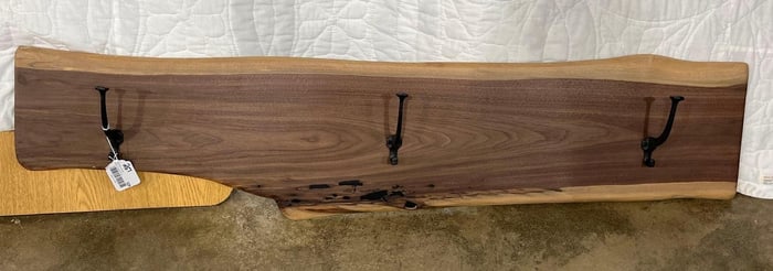 Walnut Amish Made Coat Rack