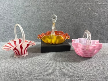 Murano, Franz Welz, and Art Glass Baskets